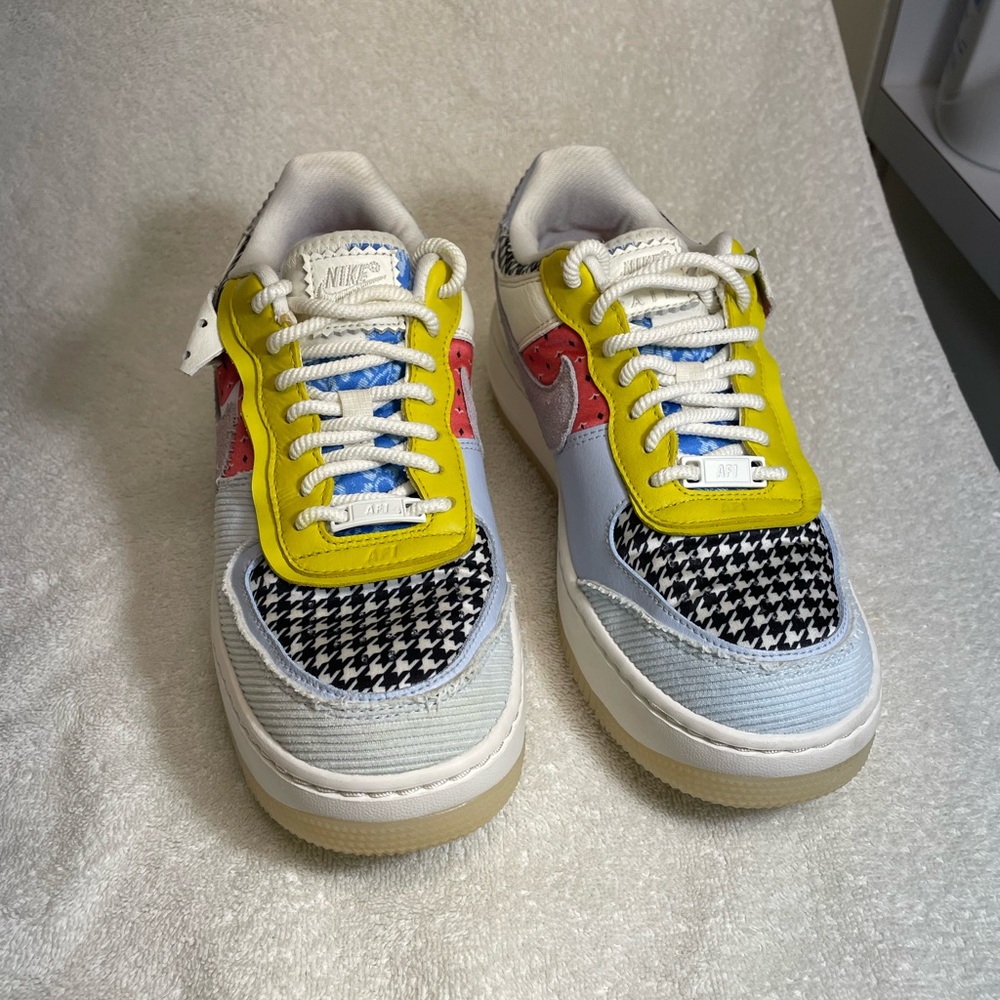 Nike Airforce 1 patchwork sneakers women’s 8.5